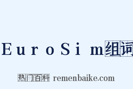 EuroSim组词是什么意思的图片